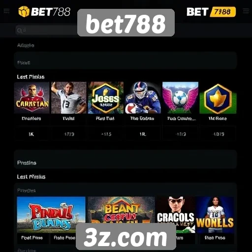 Opções de jogos disponíveis no bet788