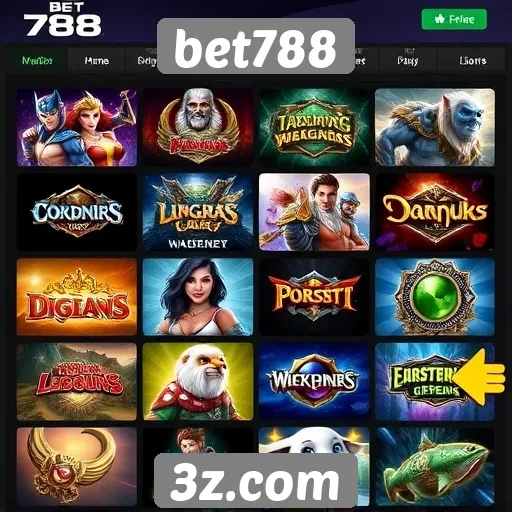 Jogos populares disponíveis na plataforma Bet788